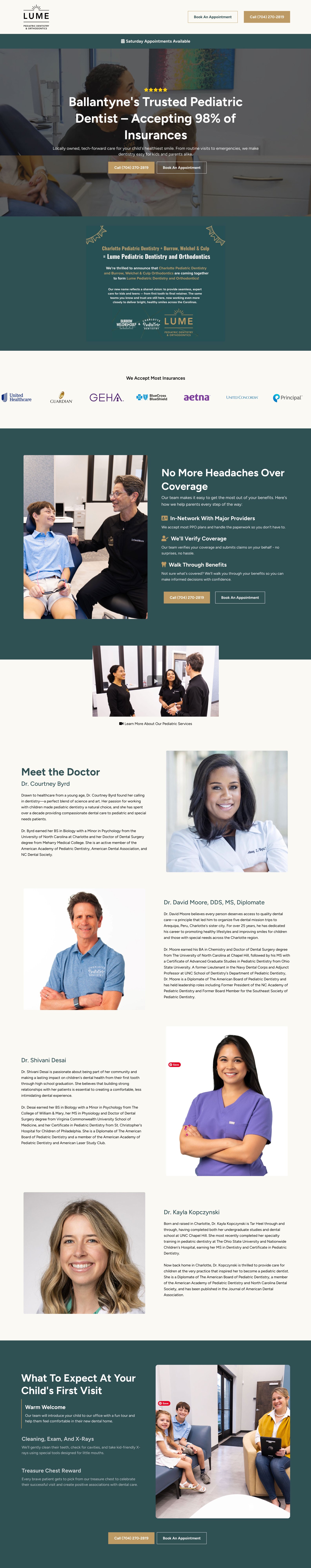 Lume Smiles · Ballantyne — Pediatric Dentistry LP
